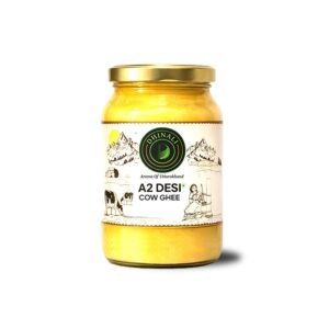 DHINALI A2 Desi Cow Ghee, 500 ml | Traditional Bilona Ghee | For Everyday Indian Cooking and Traditional Recipes