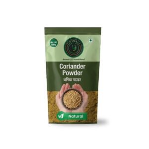 DHINALI Natural Coriander Powder, 100 g | Aromatic Dhaniya Masala for Indian Cooking | Ideal for Curries, Dal and Vegetables